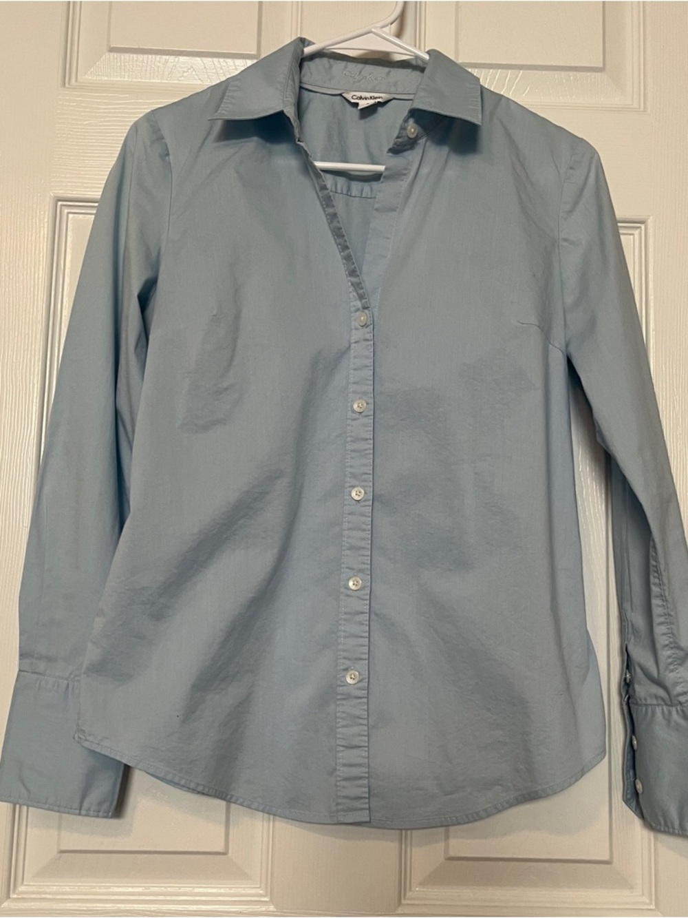 Calvin Klein Light Blue Button-Up Dress Shirt